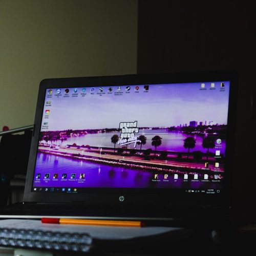 Photo by trenchophotography black flat screen computer monitor turned on beside black computer keyboard